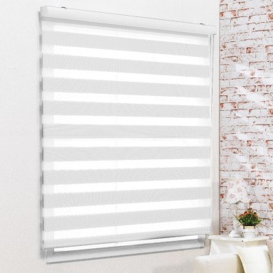 Cortina Roller Duo Blanca Biancobelo Cortinas